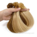 Remy Human Hair Extension Fusions Nagel U Tipp vorgebundenes Haar Russische jungfräuliche menschliche Haare in Erweiterung